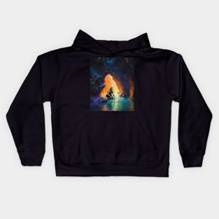 Elven Explorer Of Dungeons Kids Hoodie